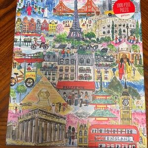 Galison 1,000 Piece Puzzle - Cities Around The World